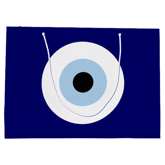 Blauw Kwaad Oog Succes & Bescherming Symbool Groot Cadeauzakje (Achterkant)