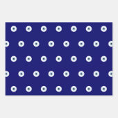 Blauw Kwaad Oog Succes & Bescherming Symbool Inpakpapier Vel (Voorkant 2)