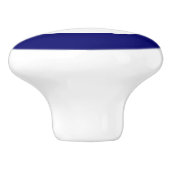 Blauw Kwaad Oog Succes & Bescherming Symbool Keramische Knop (Zijkant)