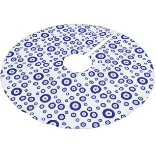 Blauw Kwaad Oog Succes & Bescherming Symbool Kerstboom Rok
