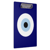 Blauw Kwaad Oog Succes & Bescherming Symbool Klembord (Rechts)
