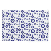 Blauw Kwaad Oog Succes & Bescherming Symbool Kussensloop (Achterkant)