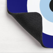 Blauw Kwaad Oog Succes & Bescherming Symbool Muismat (Hoek)