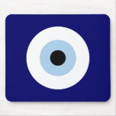 Blauw Kwaad Oog Succes & Bescherming Symbool Muismat (Voorkant)