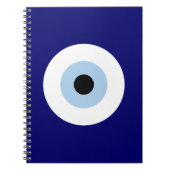 Blauw Kwaad Oog Succes & Bescherming Symbool Notitieboek (Voorkant)
