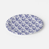 Blauw Kwaad Oog Succes & Bescherming Symbool Papieren Bordje (Gekanteld)