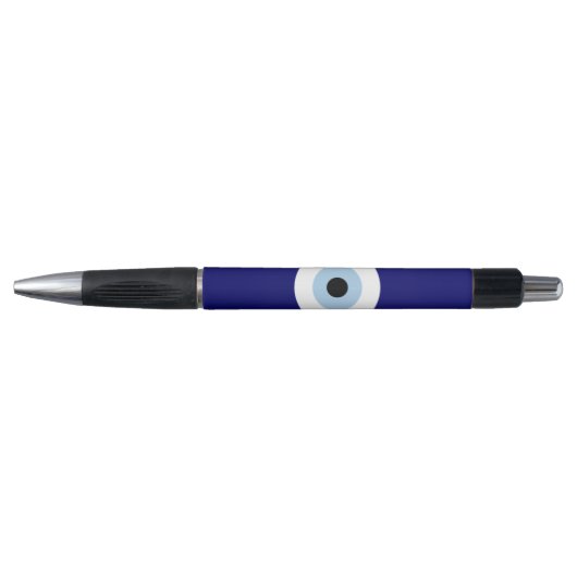 Blauw Kwaad Oog Succes & Bescherming Symbool Pen (Voorkant)