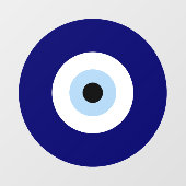 Blauw Kwaad Oog Succes & Bescherming Symbool Raamsticker (Vel)