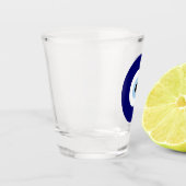 Blauw Kwaad Oog Succes & Bescherming Symbool Shot Glas (Links)