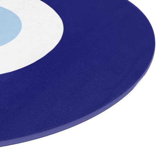 Blauw Kwaad Oog Succes & Bescherming Symbool Snijplank (Hoek)