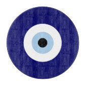 Blauw Kwaad Oog Succes & Bescherming Symbool Snijplank (Voorkant)