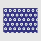 Blauw Kwaad Oog Succes & Bescherming Symbool Tissuepapier (Voorkant)