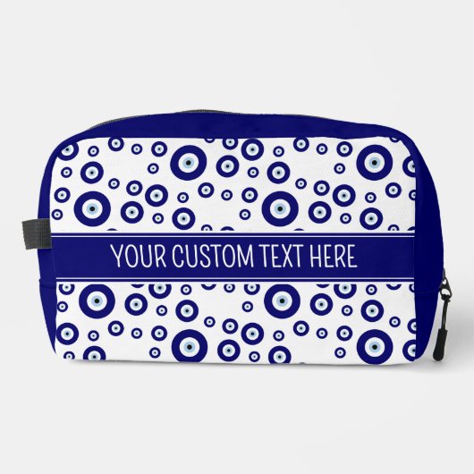 Blauw Kwaad Oog Succes & Bescherming Symbool Toilettasje (Voorkant)