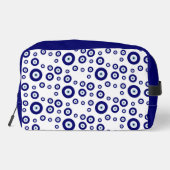 Blauw Kwaad Oog Succes & Bescherming Symbool Toilettasje (Achterkant)