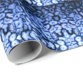 Blauw Kwarts graniet steen marmer Agaat Geodes Cadeaupapier (Rol Hoek)