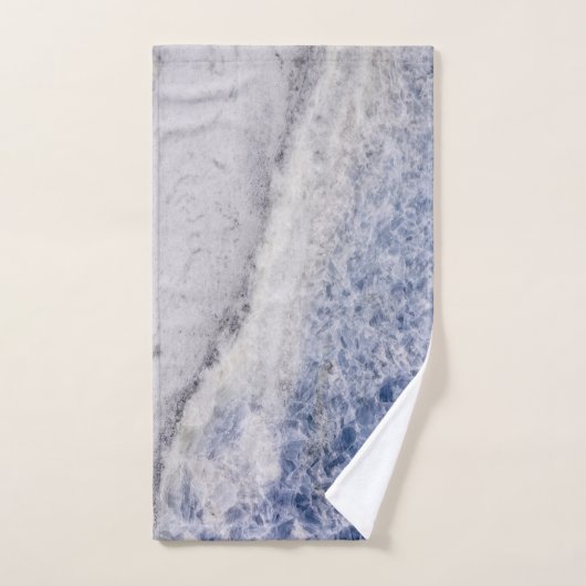 Blauw kwarts Zen Bad Handdoek (Handdoek)