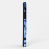 Blauw kwartsgewijs, blauw gedicht, abstract patroo Case-Mate iPhone case (Achterkant/rechts)