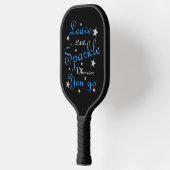 Blauw laat een beetje ruiken waar je ook gaat pickleball paddle (Links)