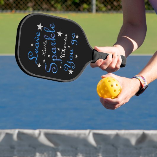 Blauw laat een beetje ruiken waar je ook gaat pickleball paddle (Insitu)