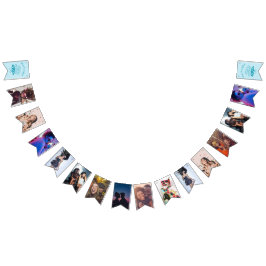 Blauw Laatste Splash Bachelorette Party Fotobanner Vlaggetjes