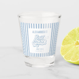 Blauw Laatste splash Bachelorette Shot Glas