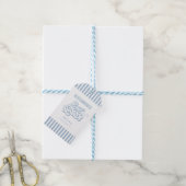 Blauw Laatste Splash Beach Bachelorette Favor Cadeaulabel (Met Touw)