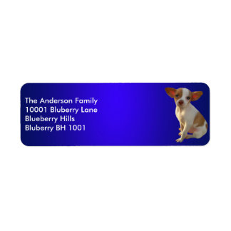 Blauw Label Retouradres Chihuahua