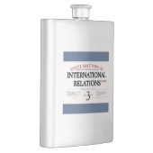 "Blauw label" Whiskey & IR Theory Flask Flacon (Rechts)