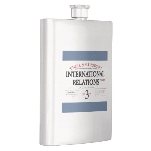 "Blauw label" Whiskey & IR Theory Flask Flacon (Rechts)