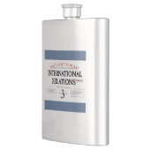 "Blauw label" Whiskey & IR Theory Flask Flacon (Links)