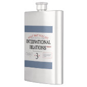 "Blauw label" Whiskey & IR Theory Flask Flacon (Links)