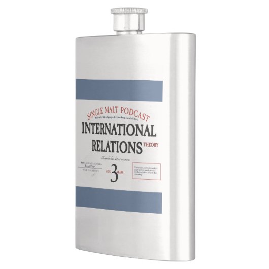 "Blauw label" Whiskey & IR Theory Flask Flacon (Links)
