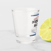 "Blauw label" Whiskey & IR Theory Shot Glass Glas (Links)