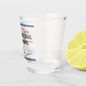 "Blauw label" Whiskey & IR Theory Shot Glass Shot Glas (Rechts)