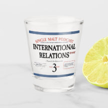 "Blauw label" Whiskey & IR Theory Shot Glass