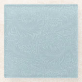  blauw lakkerpatroon glazen onderzetter (Voorkant)