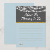 Blauw lampadvies voor mammie schoenen Game Gold Gr Advieskaart (Voorkant / Achterkant)