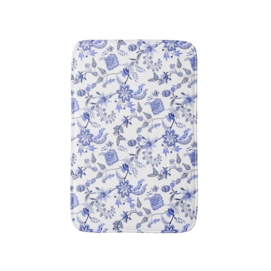 Blauw land badmat (Voorkant Verticaal)