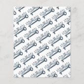 Blauw Land Florence Home Key Flyer (Achterkant)