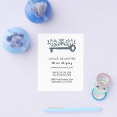  Blauw Land Florence Home Key Flyer (Enkel)