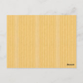 Blauw land Guitar Table Number Briefkaart (Achterkant)