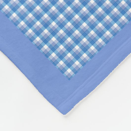 Blauw land met Baby Beren Fleece Deken (Hoek)