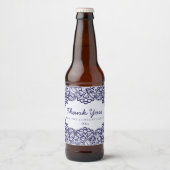  blauw landlogo bier etiket (Voorkant)