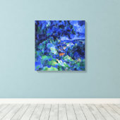 Blauw landschap door Paul Cezanne Canvas Afdruk (Insitu (Houten vloer))