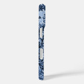 Blauw landschap Victoriaans huis Case-Mate iPhone Case (Achterkant / Rechts)