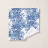 blauw landschapsprofiel met URL's en kolommen Bad Handdoek (Wasdoekje)