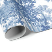  blauw landschapsprofiel met URL's en kolommen Cadeaupapier (Rol Hoek)