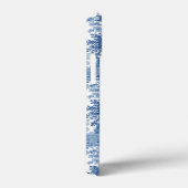 blauw landschapsprofiel met URL's en kolommen Case-Mate iPhone Case (Achterkant / Rechts)