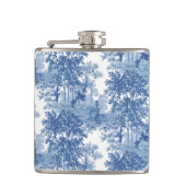  blauw landschapsprofiel met URL's en kolommen Heupfles (Voorkant)