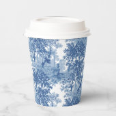  blauw landschapsprofiel met URL's en kolommen Papieren Bekers (Links)